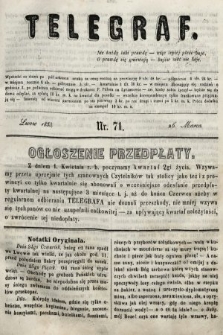 Telegraf. 1853, nr 71