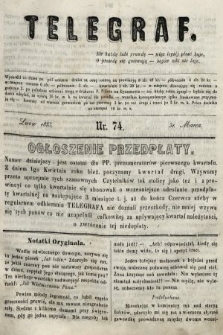 Telegraf. 1853, nr 74