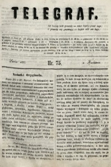 Telegraf. 1853, nr 75