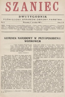 Szaniec : dwutygodnik poświęcony sprawom obrony Państwa. 1927, nr 5