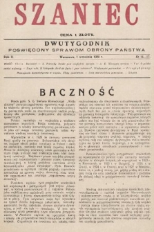 Szaniec : dwutygodnik poświęcony sprawom obrony Państwa. 1928, nr 16-17
