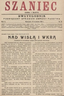 Szaniec : dwutygodnik poświęcony sprawom obrony Państwa. 1928, nr 19