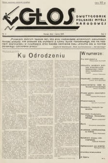 Głos : dwutygodnik polskiej myśli narodowej. 1935, nr 5