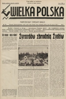 Wielka Polska : narodowy organ walki. 1934, nr 027a