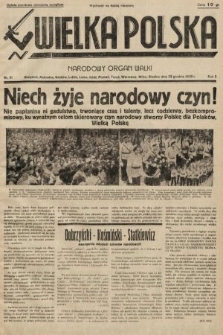 Wielka Polska : narodowy organ walki. 1935, nr 51