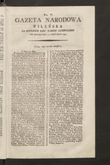 Gazeta Narodowa Wileńska : za rozkazem Najwyższej Rady. 1794, nr 6