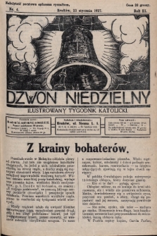 Dzwon Niedzielny : ilustrowany tygodnik katolicki. 1927, nr 4