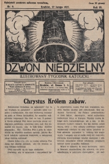 Dzwon Niedzielny : ilustrowany tygodnik katolicki. 1927, nr 9