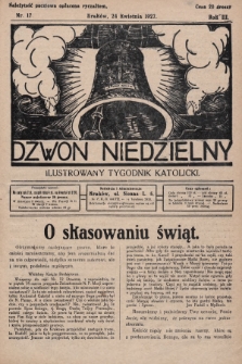 Dzwon Niedzielny : ilustrowany tygodnik katolicki. 1927, nr 17