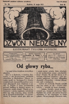 Dzwon Niedzielny : ilustrowany tygodnik katolicki. 1927, nr 20