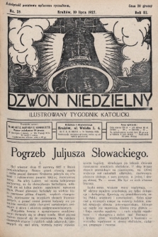 Dzwon Niedzielny : ilustrowany tygodnik katolicki. 1927, nr 28