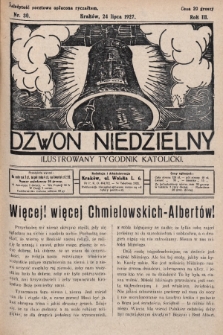 Dzwon Niedzielny : ilustrowany tygodnik katolicki. 1927, nr 30