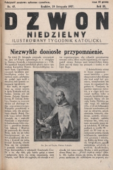 Dzwon Niedzielny : ilustrowany tygodnik katolicki. 1927, nr 47