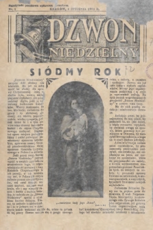 Dzwon Niedzielny. 1931, nr 1