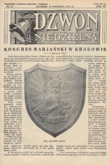 Dzwon Niedzielny. 1931, nr 15