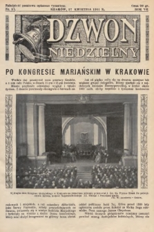 Dzwon Niedzielny. 1931, nr 17