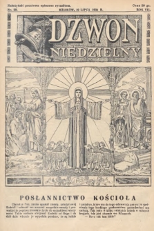 Dzwon Niedzielny. 1931, nr 29