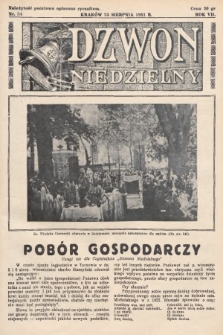 Dzwon Niedzielny. 1931, nr 34