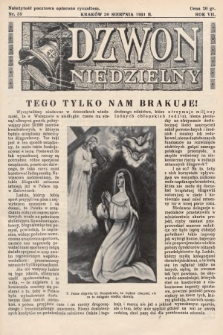 Dzwon Niedzielny. 1931, nr 35
