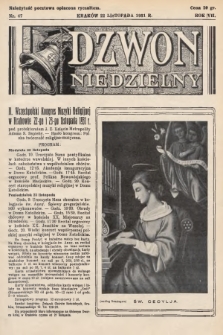 Dzwon Niedzielny. 1931, nr 47