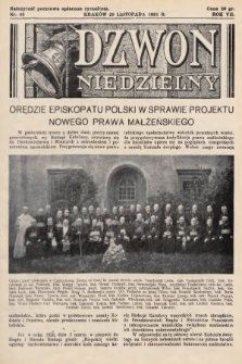 Dzwon Niedzielny. 1931, nr 48