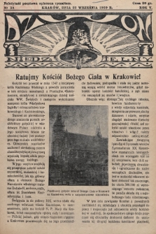 Dzwon Niedzielny. 1929, nr 38
