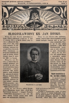 Dzwon Niedzielny. 1929, nr 41