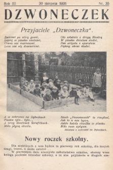 Dzwoneczek. 1931, nr 35