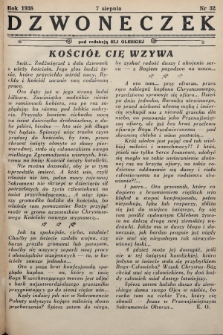 Dzwoneczek. 1938, nr 32