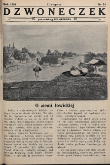 Dzwoneczek. 1938, nr 34
