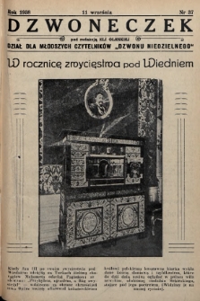 Dzwoneczek : dział dla młodszych czytelników „Dzwonu Niedzielnego". 1938, nr 37