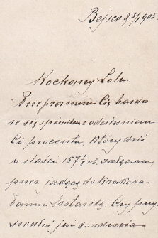 Korespondencja Leona Mańkowskiego z lat 1871-1909. T. 29, r. 1905