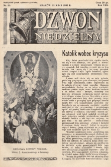 Dzwon Niedzielny. 1932, nr 21