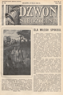 Dzwon Niedzielny. 1932, nr 22