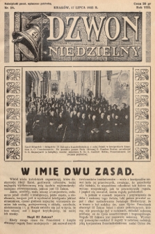 Dzwon Niedzielny. 1932, nr 29