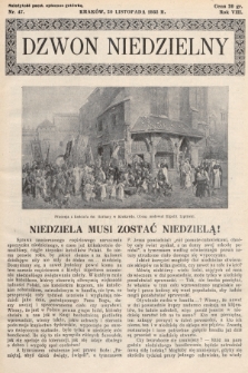 Dzwon Niedzielny. 1932, nr 47