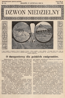 Dzwon Niedzielny. 1932, nr 48