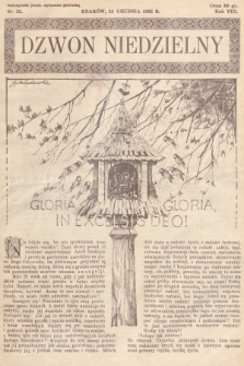 Dzwon Niedzielny. 1932, nr 52