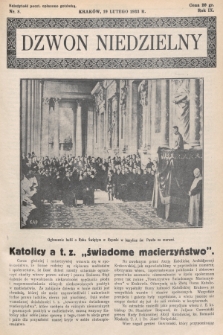 Dzwon Niedzielny. 1933, nr 8