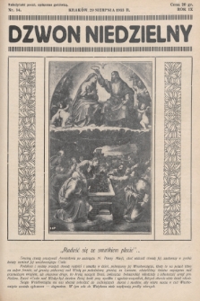 Dzwon Niedzielny. 1933, nr 34