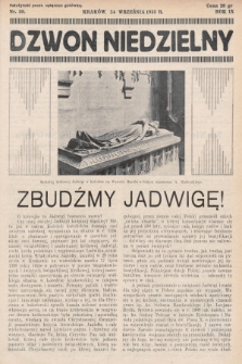 Dzwon Niedzielny. 1933, nr 39