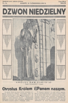 Dzwon Niedzielny. 1933, nr 44