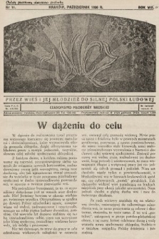 Znicz : czasopismo młodzieży wiejskiej. 1938, nr 11