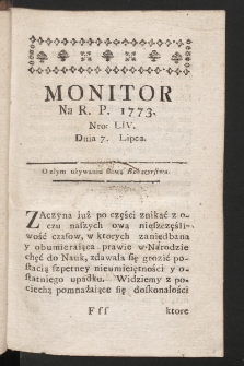 Monitor. 1773, nr 54