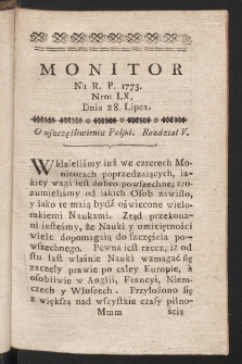 Monitor. 1773, nr 60