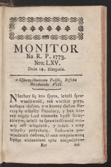 Monitor. 1773, nr 65