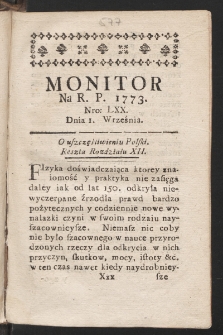 Monitor. 1773, nr 70