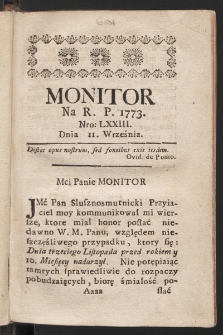 Monitor. 1773, nr 73