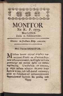 Monitor. 1773, nr 79