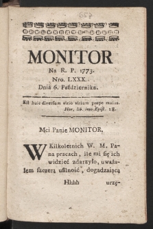 Monitor. 1773, nr 80